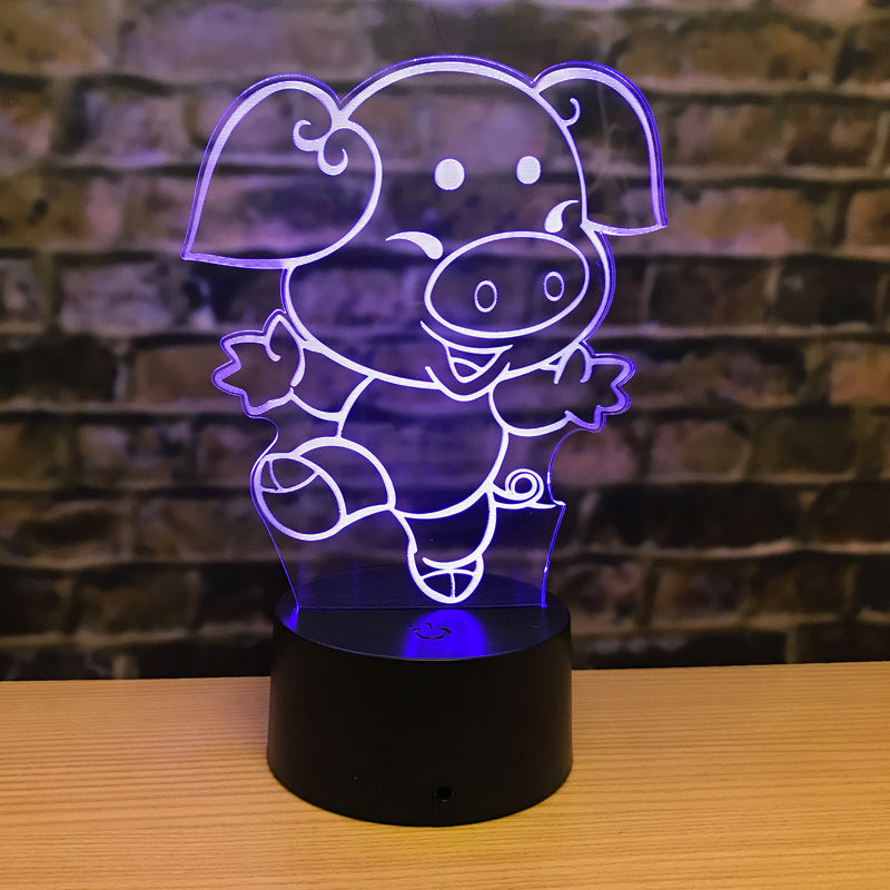 led animal night light