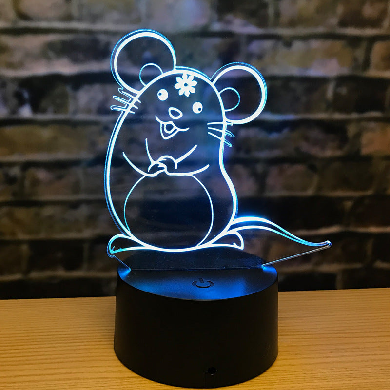 led animal night light