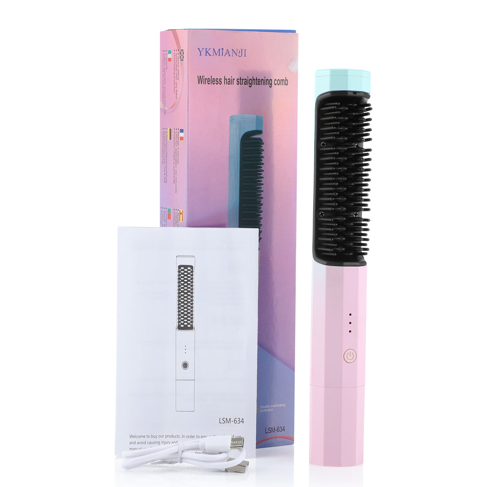 Electric hair straightener and hair curler