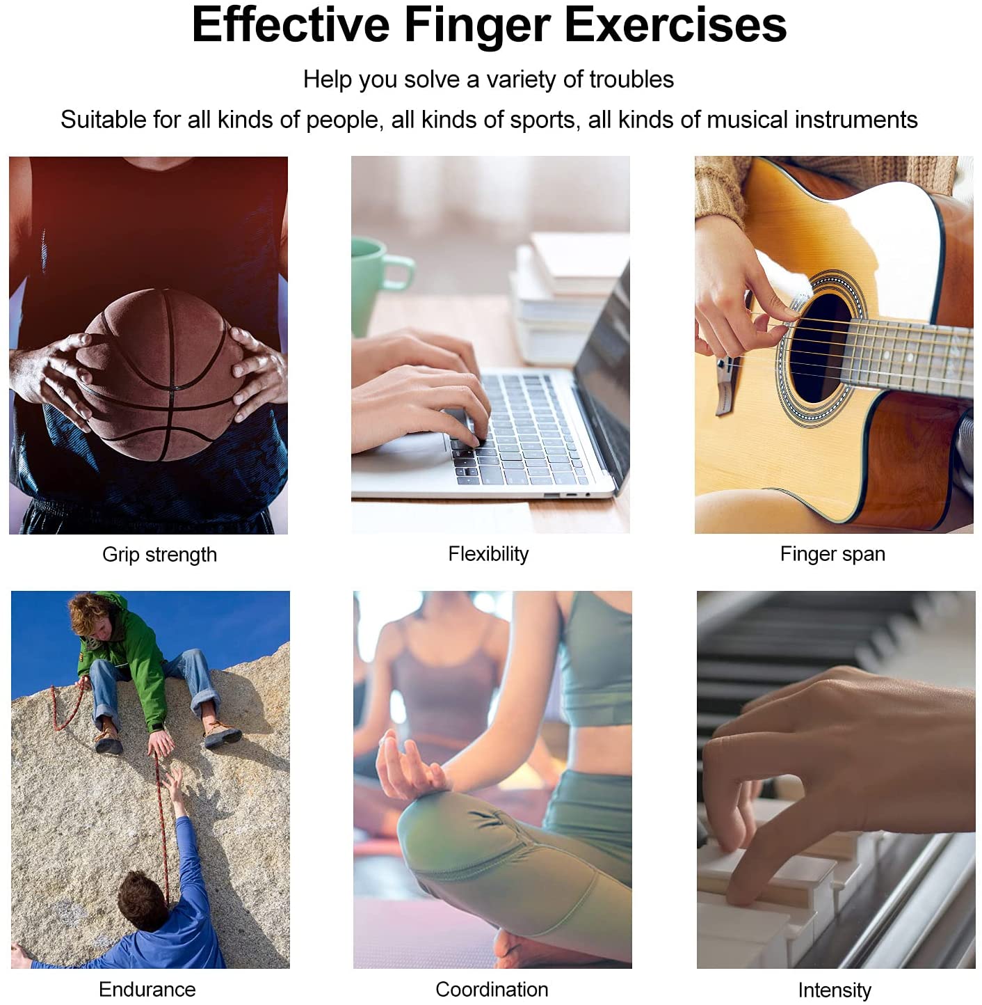 Exercise finger grippers