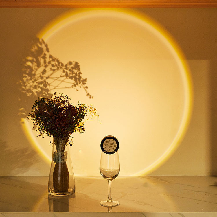 Led wireless sunset night light